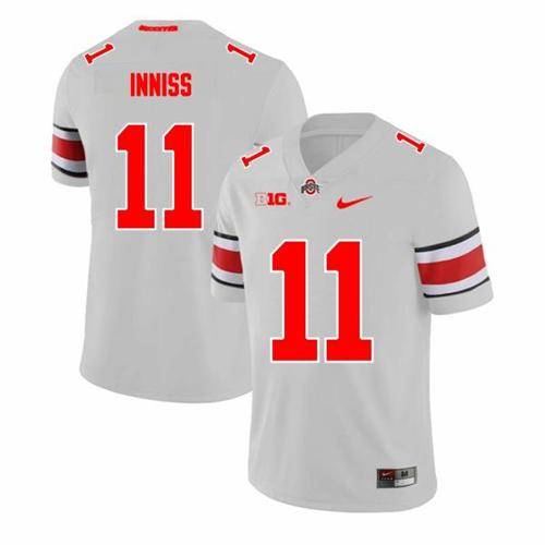 Youth Nike Ohio State Buckeyes Brandon Inniss Jersey #11 College Football Game Gray