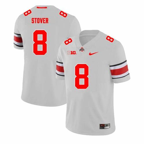 Youth Nike Ohio State Buckeyes Cade Stover Jersey #8 College Football Game Gray