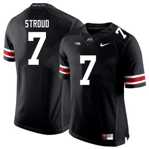 Youth Nike Ohio State Buckeyes #7 CJ Stroud Jersey Black NCAA College Football