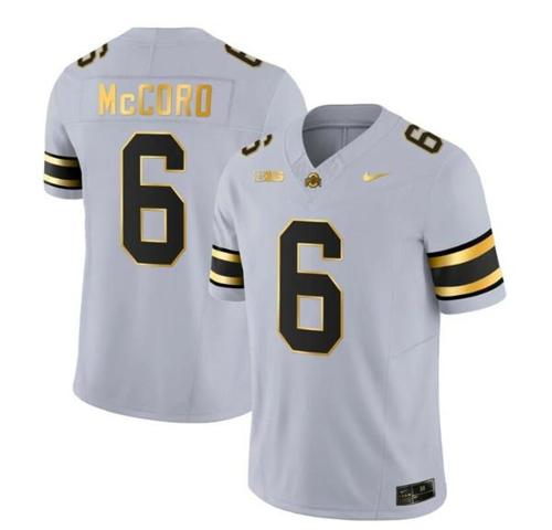 Youth Nike Ohio State Buckeyes Kyle McCord Jersey #6 College Football Stitched Gay Gold