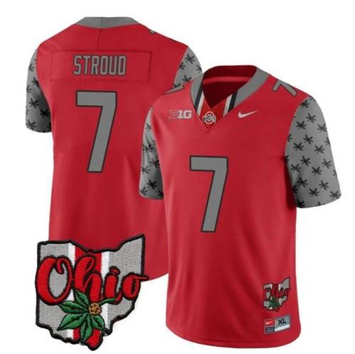 Youth Nike Ohio State Buckeyes CJ Stroud Jersey #7 College Football Stitched Alternate 2023 Red