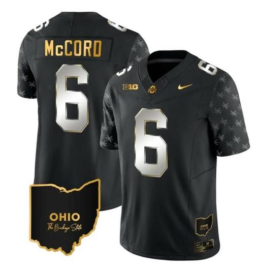 Youth Nike Ohio State Buckeyes Kyle Mccord Jersey #6 College Football Stitched Alternate Black Limited