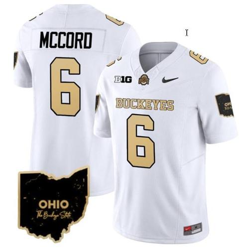 Youth Nike Kyle Mccord Jersey #6 Ohio State Buckeyes College Football Stitched Special Vapor Limited White