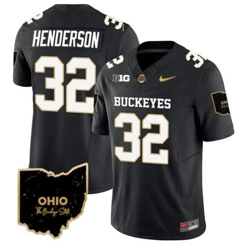 Youth Nike Treveyon Henderson Jersey #32 Ohio State Buckeyes College Football Stitched Special Vapor Limited Black