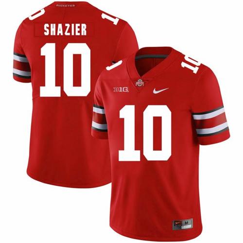 Youth Nike Ohio State Buckeyes #10 Ryan Shazier Football Jersey Red