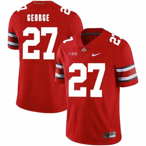 Youth Nike Ohio State Buckeyes #27 Eddie George Football Jersey Red