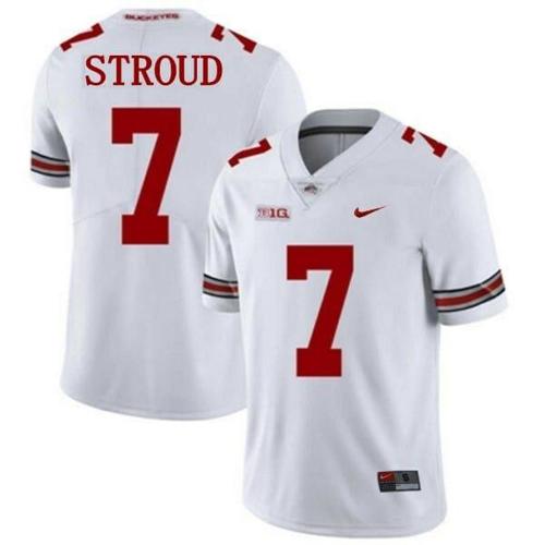 Youth Nike Stroud Ohio Jersey #7 NCAA College Football White