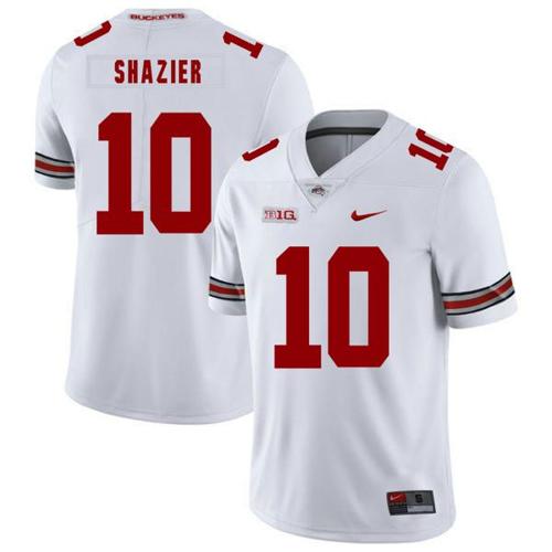 Youth Nike Ohio State Buckeyes #10 Ryan Shazier Football Jersey White