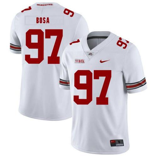 Youth Nike Ohio State Buckeyes #97 Joey Bosa Football Jersey White