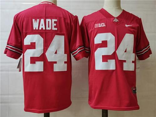 Youth Nike Ohio State Buckeyes #24 Wade College Football Jersey Red