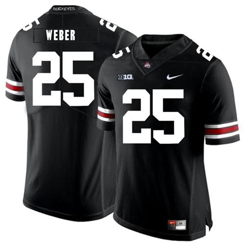 Youth Nike Ohio State Buckeyes #25 Mike Weber Football Jersey Black