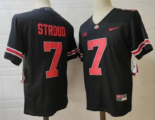 Youth Nike Ohio Stroud Jersey #7 NCAA Football Black