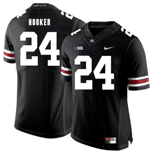 Youth Nike Ohio State Buckeyes #24 Malik Hooker Football Jersey Black