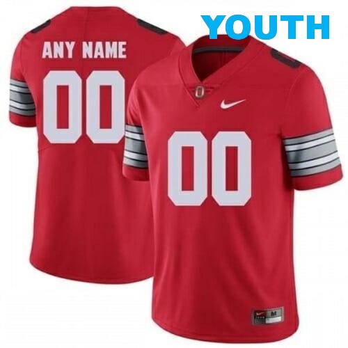 Youth Nike Ohio State Buckeyes Custom Jersey Name and Number NCAA Football Red