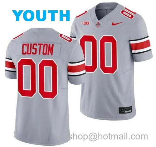 Youth Nike Custom Ohio State Buckeyes Jersey Name and Number Alternate Gary Limited College Football 2023