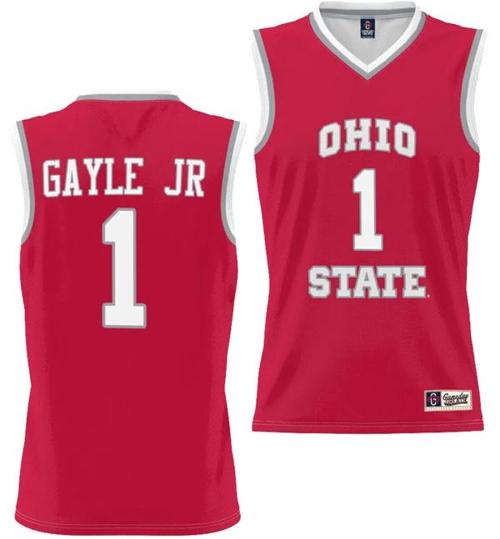 Youth GameDay Greats Roddy Gayle JrJersey #1 Ohio State Buckeyes College Basketball Lightweight Scarlet