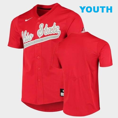 Youth Nike Ohio State Buckeyes Custom Name Number Red College Baseball Jersey