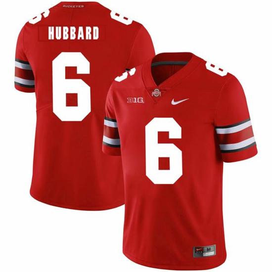 Women's Nike Ohio State Buckeyes #6 Sam Hubbard Football Jersey Red