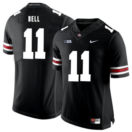 Women's Nike Ohio State Buckeyes #11 Vonn Bell Football Jersey Black