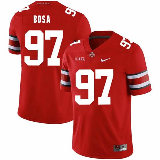 Women's Nike Ohio State Buckeyes #97 Joey Bosa Football Jersey Red