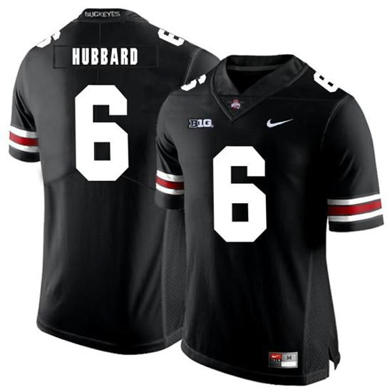 Women's Nike Ohio State Buckeyes #6 Sam Hubbard Football Jersey Black