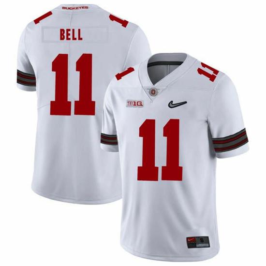 Women's Nike Ohio State Buckeyes #11 Vonn Bell Football Jersey Diamond White