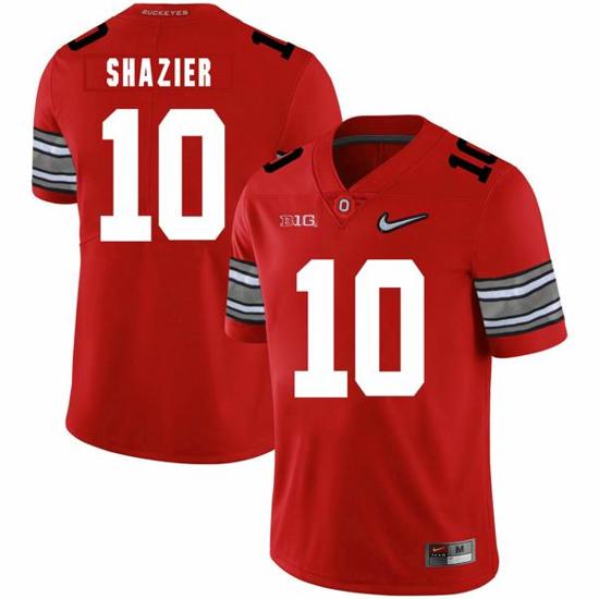 Women's Nike Ohio State Buckeyes #10 Ryan Shazier Football Jersey Diamond Red