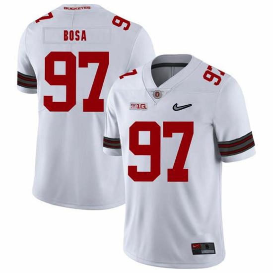 Women's Nike Ohio State Buckeyes #97 Joey Bosa Football Jersey Diamond White