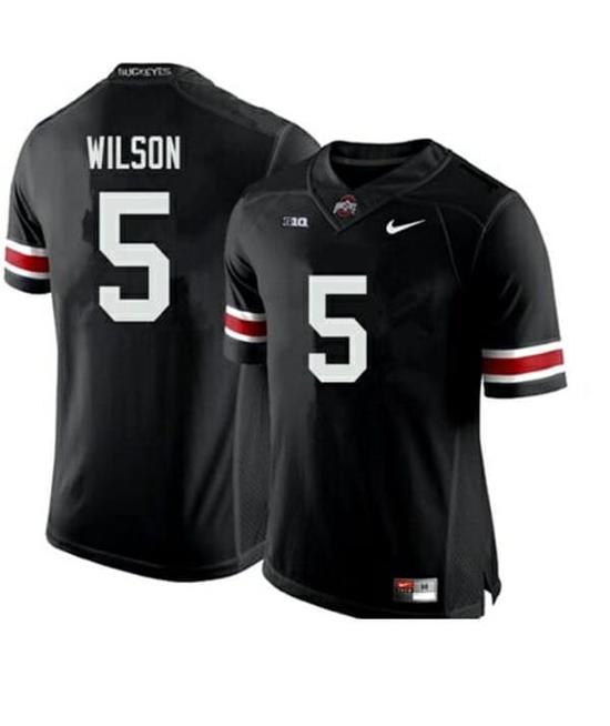 Women's Nike Ohio State Buckeyes #5 Garrett Wilson NCAA Football Jersey Black