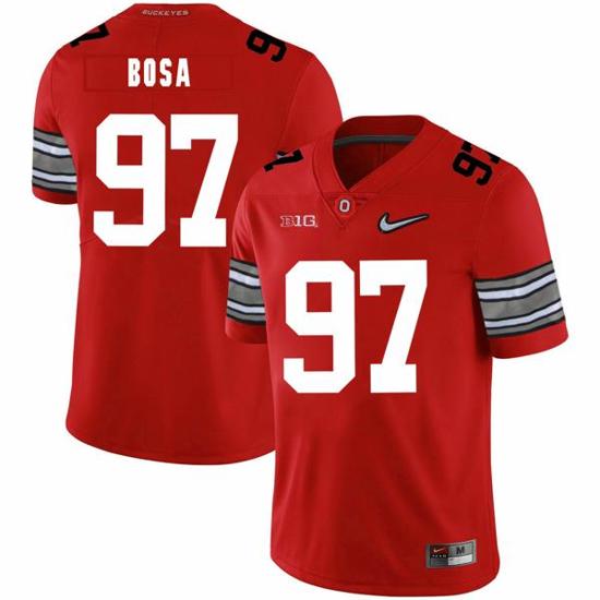 Women's Nike Ohio State Buckeyes #97 Joey Bosa Football Jersey Diamond Red