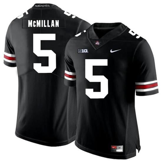 Women's Nike Ohio State Buckeyes #5 Raekwon McMillan Football Jersey Black