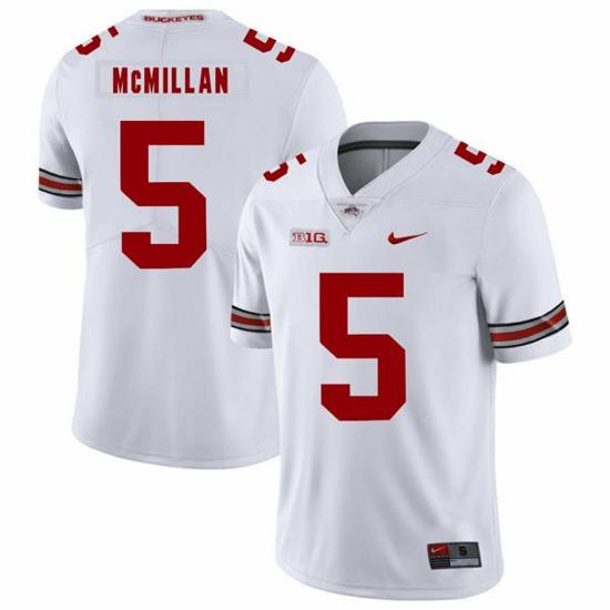 Women's Nike Ohio State Buckeyes #5 Raekwon McMillan Football Jersey White