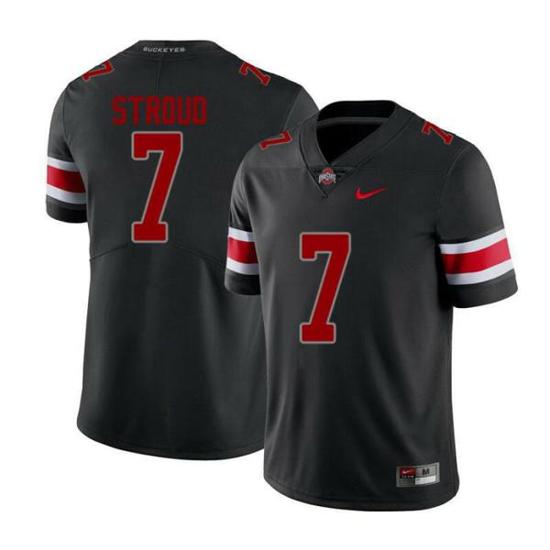 Women's Nike Ohio State Stroud Jersey #7 Limited Black Alumni Football