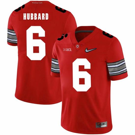 Women's Nike Ohio State Buckeyes #6 Sam Hubbard Football Jersey Diamond Red