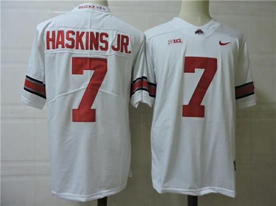 Women's Nike Ohio State Buckeyes #7 Dwayne Haskins Jr. Football Jersey White