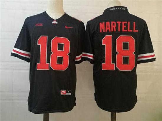 Women's Nike Ohio State Buckeyes #18 Martell College Football Jersey Black