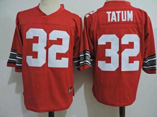 Women's Nike Ohio State Buckeyes #32 Tatum College Football Jersey Red