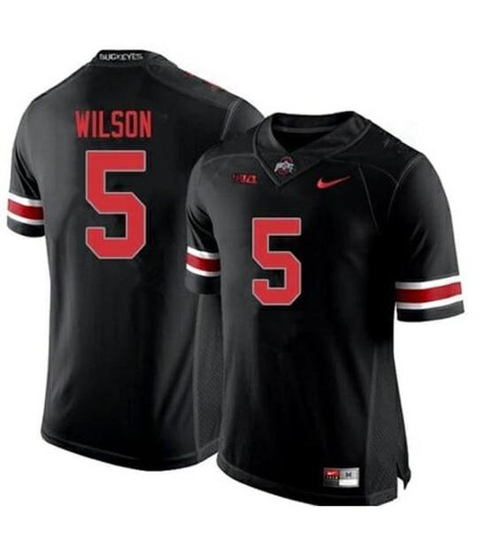 Women's Nike Ohio State Buckeyes #5 Garrett Wilson NCAA Football Black Jersey