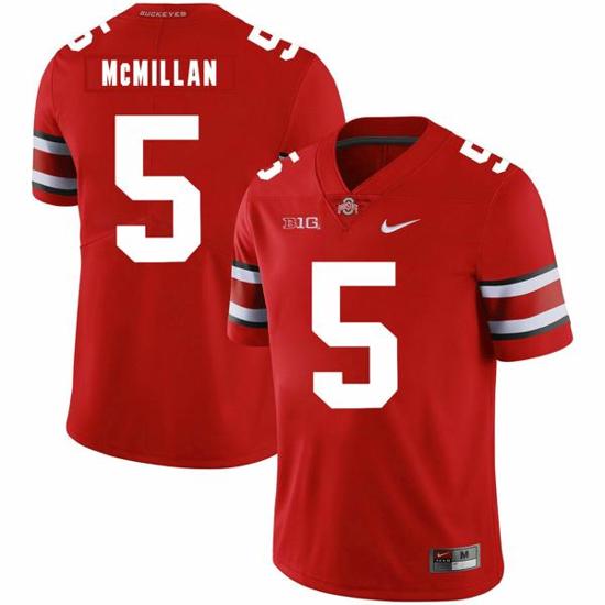 Women's Nike Ohio State Buckeyes #5 Raekwon McMillan Football Jersey Red