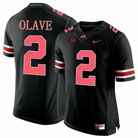 Women's Nike Ohio State Buckeyes #2 Chris Olave NCAA College Football Jersey Black