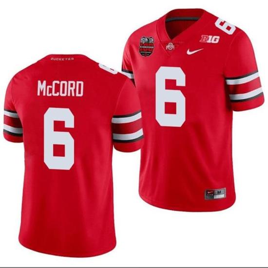 Women's Nike Kyle Mccord Jersey #6 Ohio State Buckeyes Ohio Stadium Patch College Football Scarlet