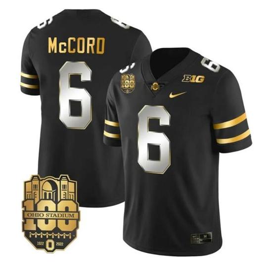 Women's Nike Ohio State Buckeyes Kyle McCord Jersey #6 College Football Stitched Black Limited