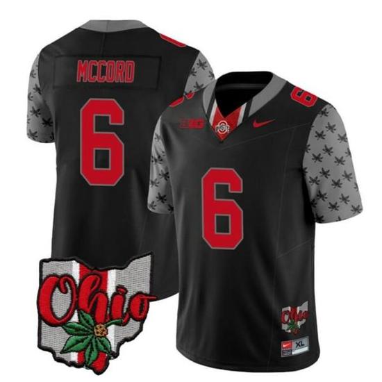 Women's Nike Ohio State Buckeyes Kyle Mccord Jersey #6 College Football Stitched Alternate 2023 Black