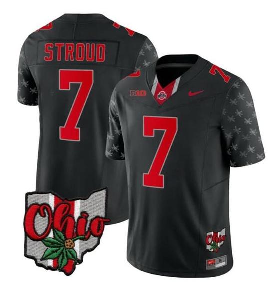 Women's Nike Ohio State Buckeyes CJ Stroud Jersey #7 College Football Stitched Alternate 2023 Black Limited