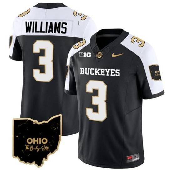 Women's Nike Miyan Williams Jersey #3 Ohio State Buckeyes College Football Stitched Special Vapor Limited Alternate