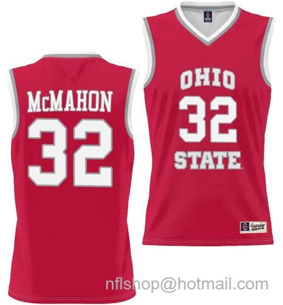 Women's GameDay Greats Cotie McMahon Jersey #32 Ohio State Buckeyes College Basketball Lightweight Scarlet