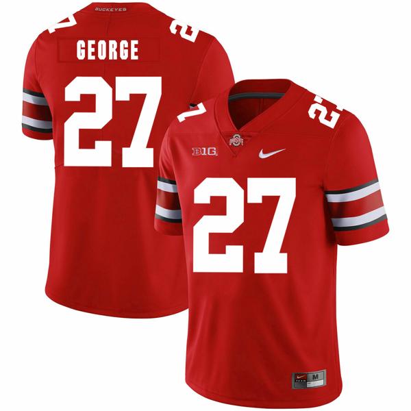 Nike Men's Ohio State Buckeyes #27 Eddie George Football Jersey Red