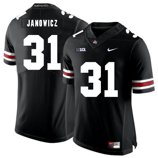 Nike Men's Ohio State Buckeyes #31 Vic Janowicz Football Jersey Black