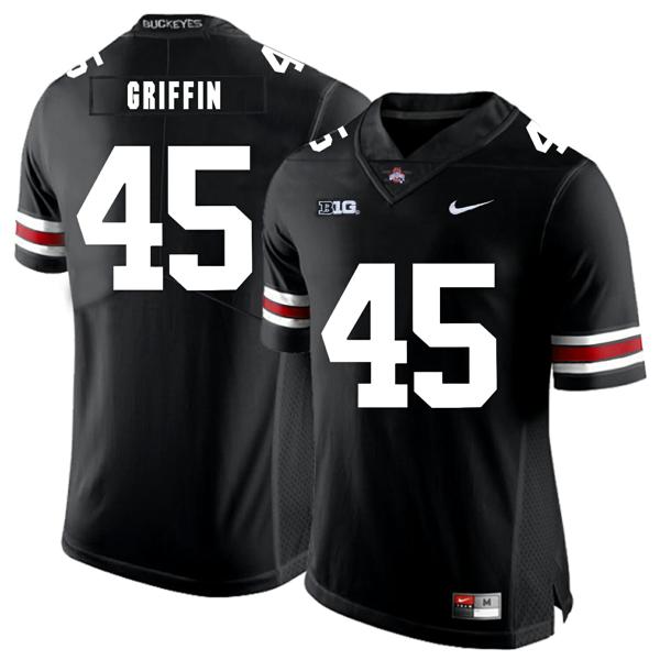 Nike Men's Ohio State Buckeyes #45 Archie Griffin Football Jersey Black