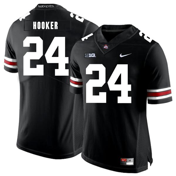 Nike Men's Ohio State Buckeyes #24 Malik Hooker Football Jersey Black